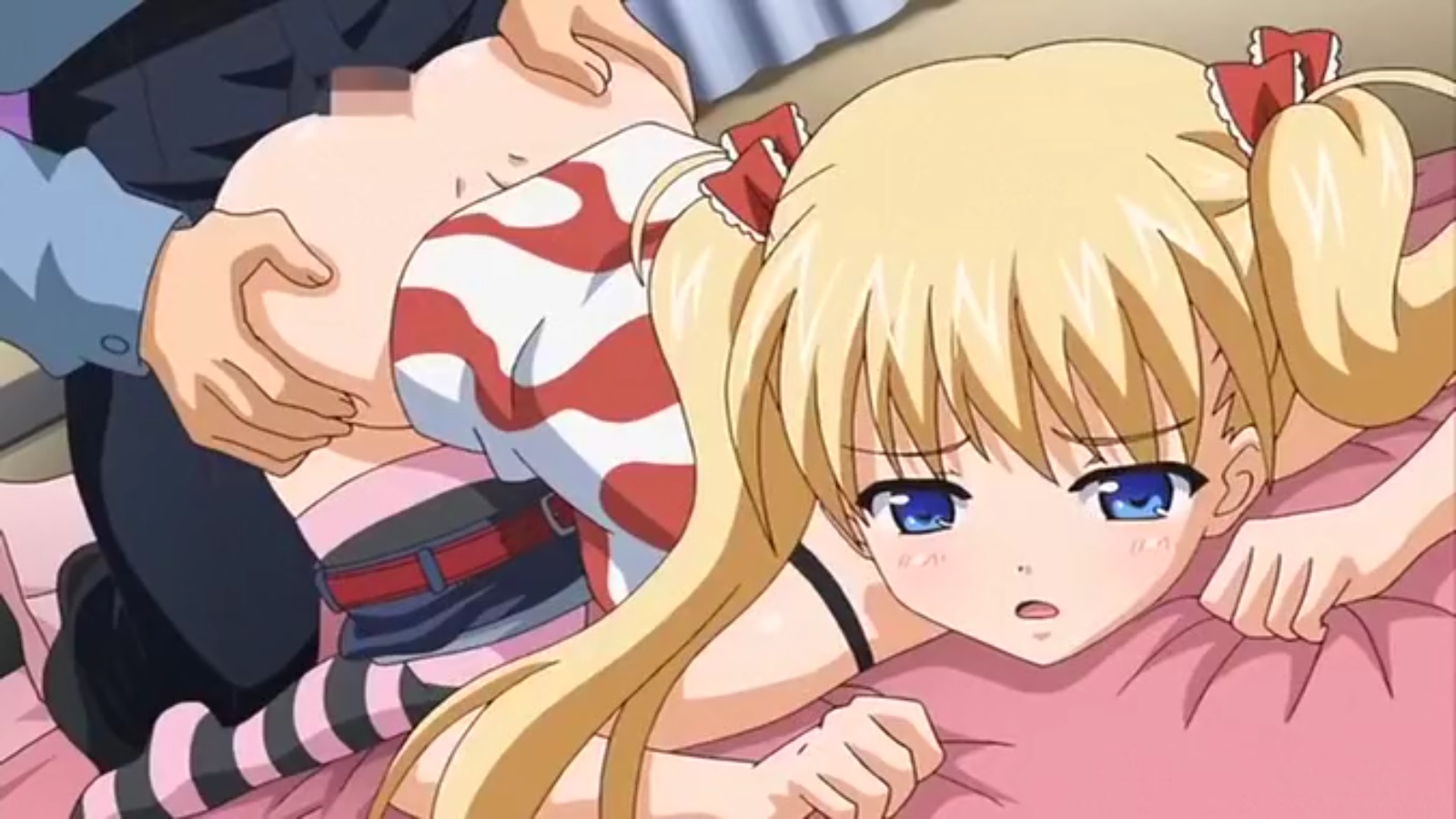 Hentai Blonde Girl Blowjob